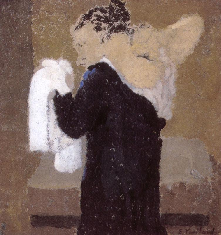 Edouard Vuillard Lady is being scrubbed of Vial